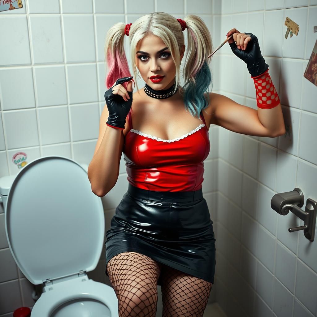Mature Woman Channels Harley Quinn Aesthetic
