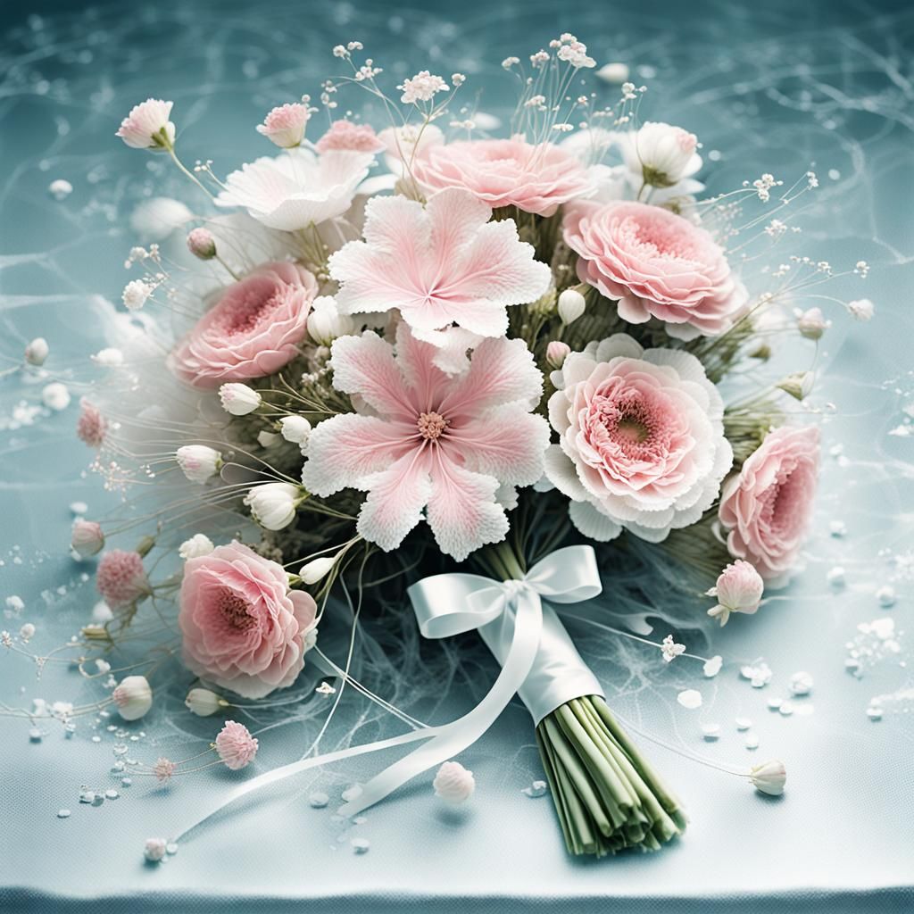 1950s Kintsugi Photography of Wedding Flowers