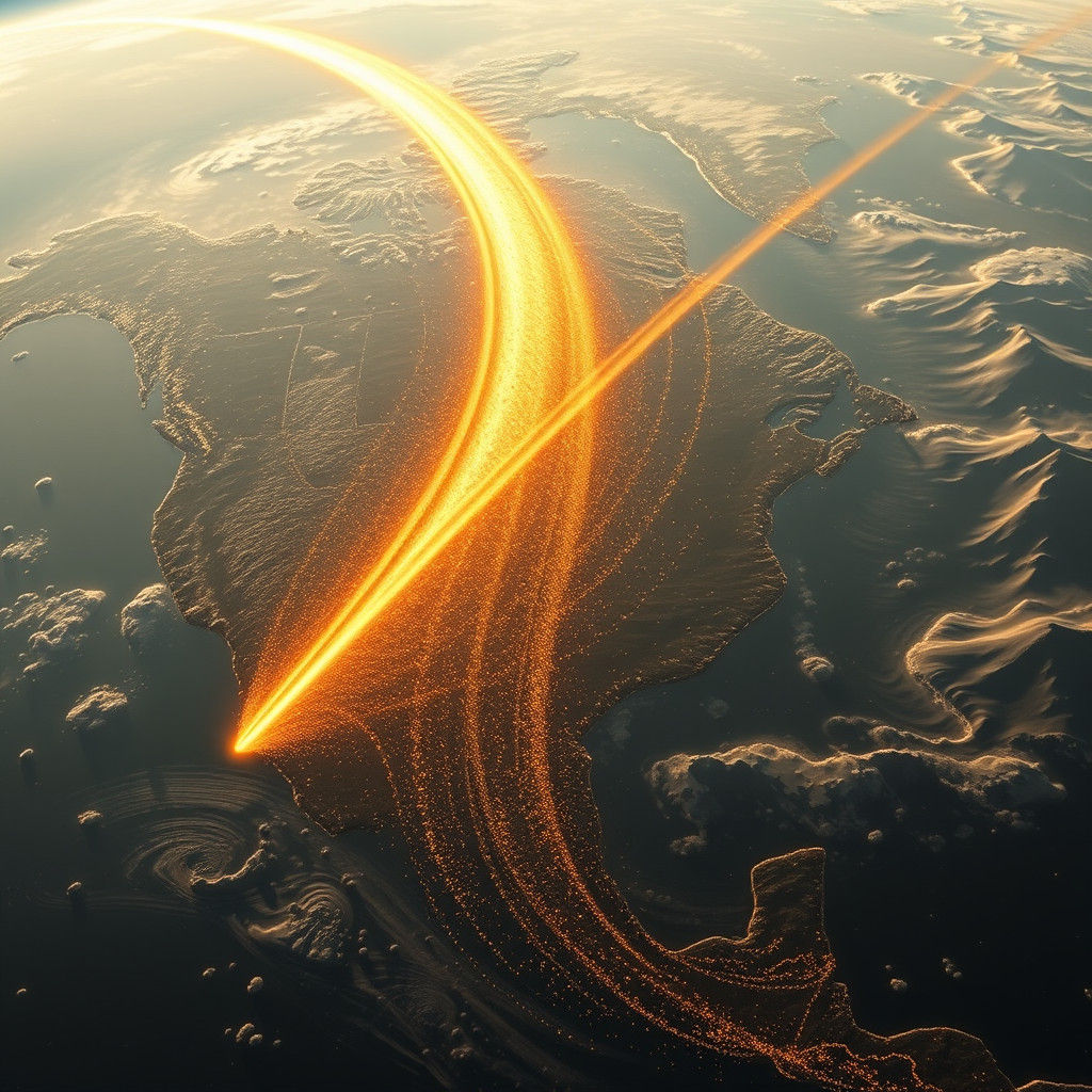 Water Comet Creates Rocky Mountains: Bierstadt, Mead, Turner...