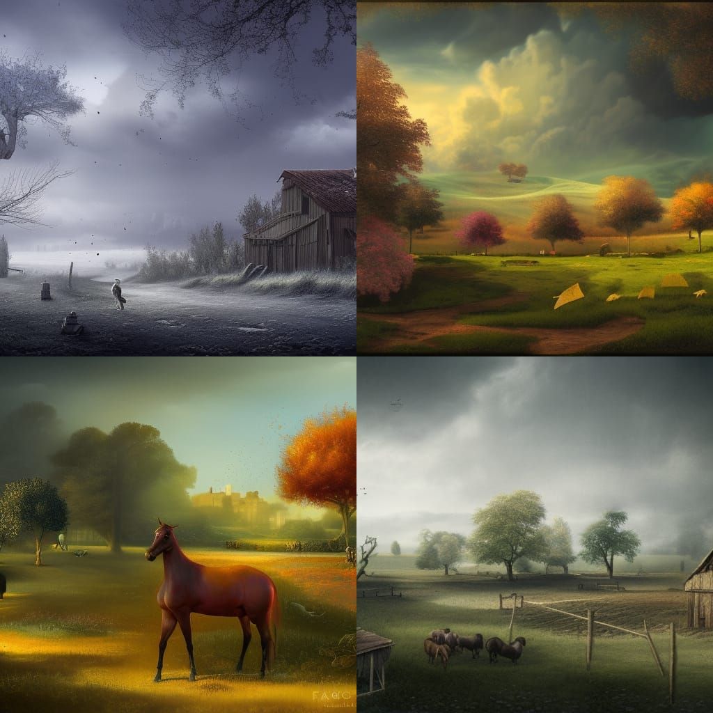 Winter's Consequences: Detailed Matte Painting