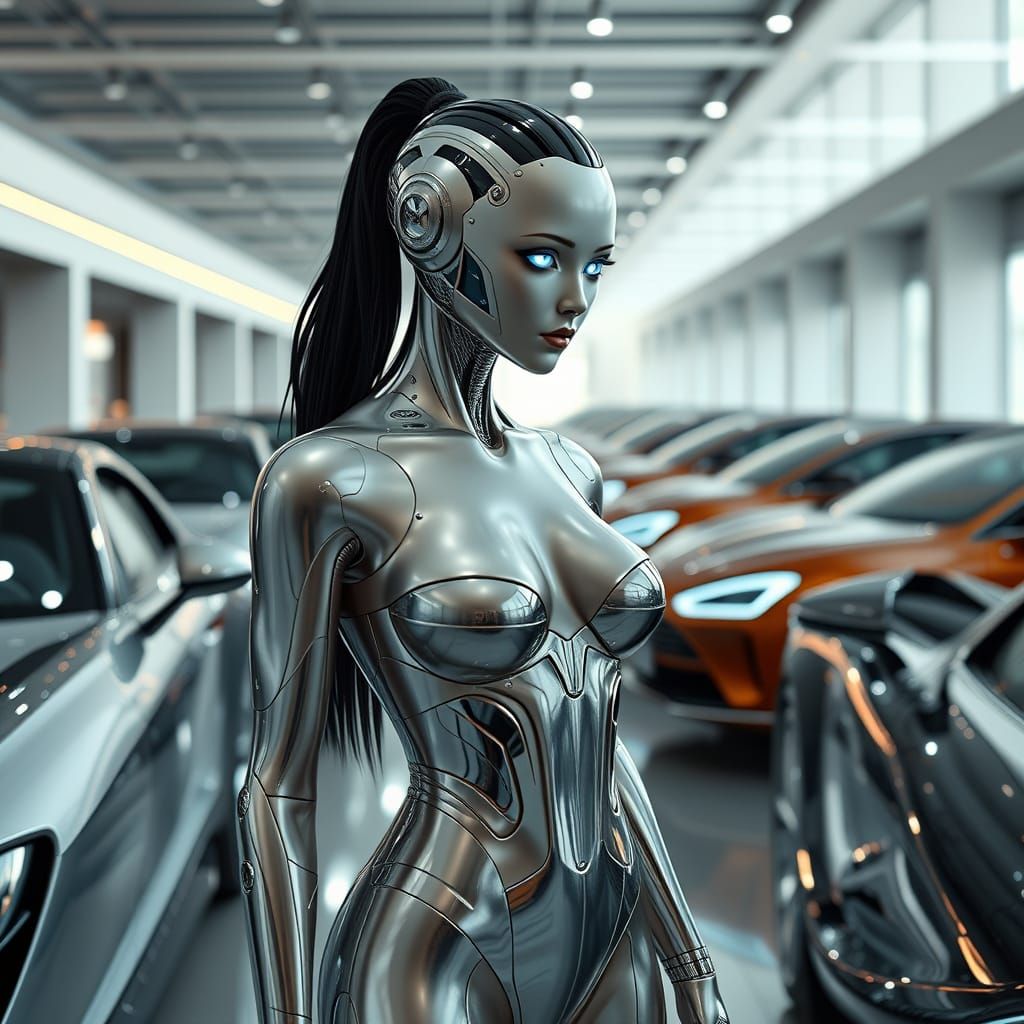 Android in Ultra-Luxurious Car Showroom