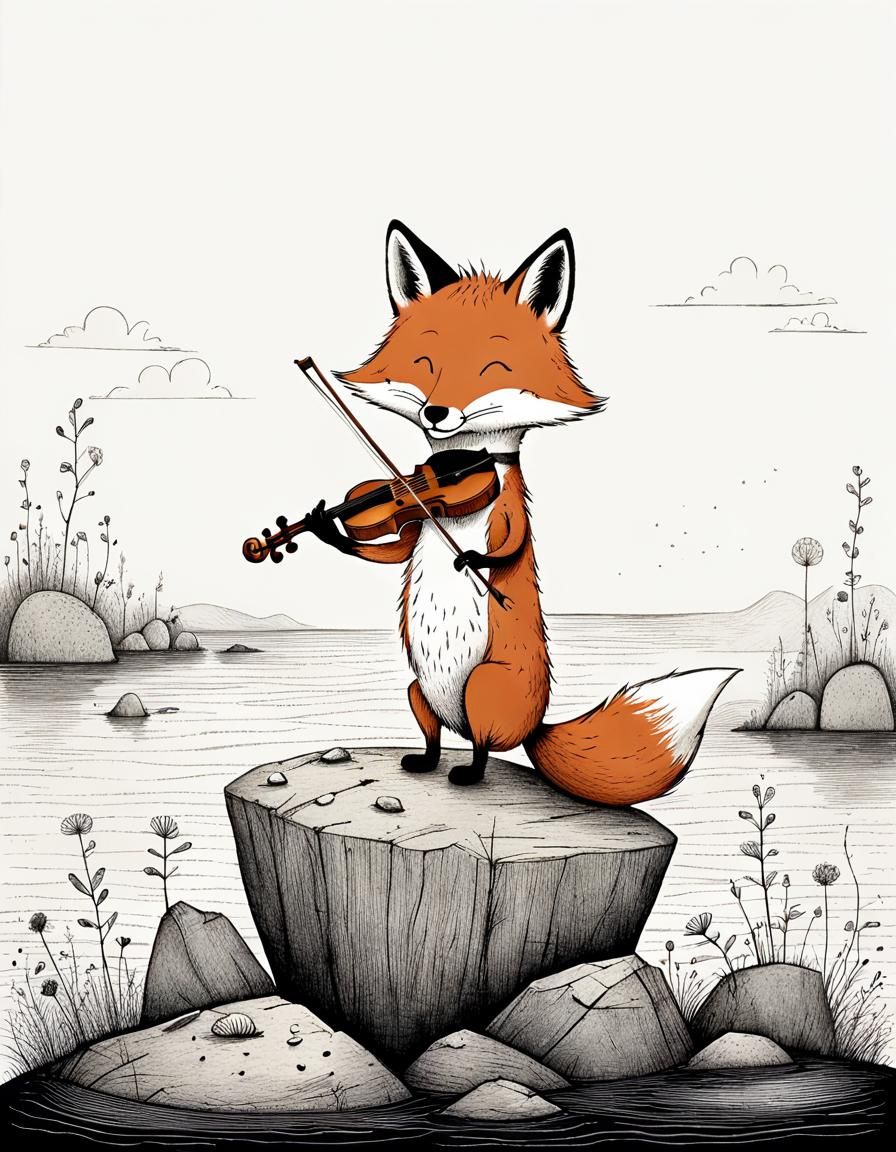 Violin fox