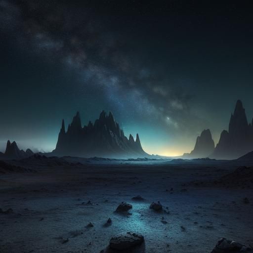 Astronauts on a Vivid Lunar Landscape in Unreal Engine