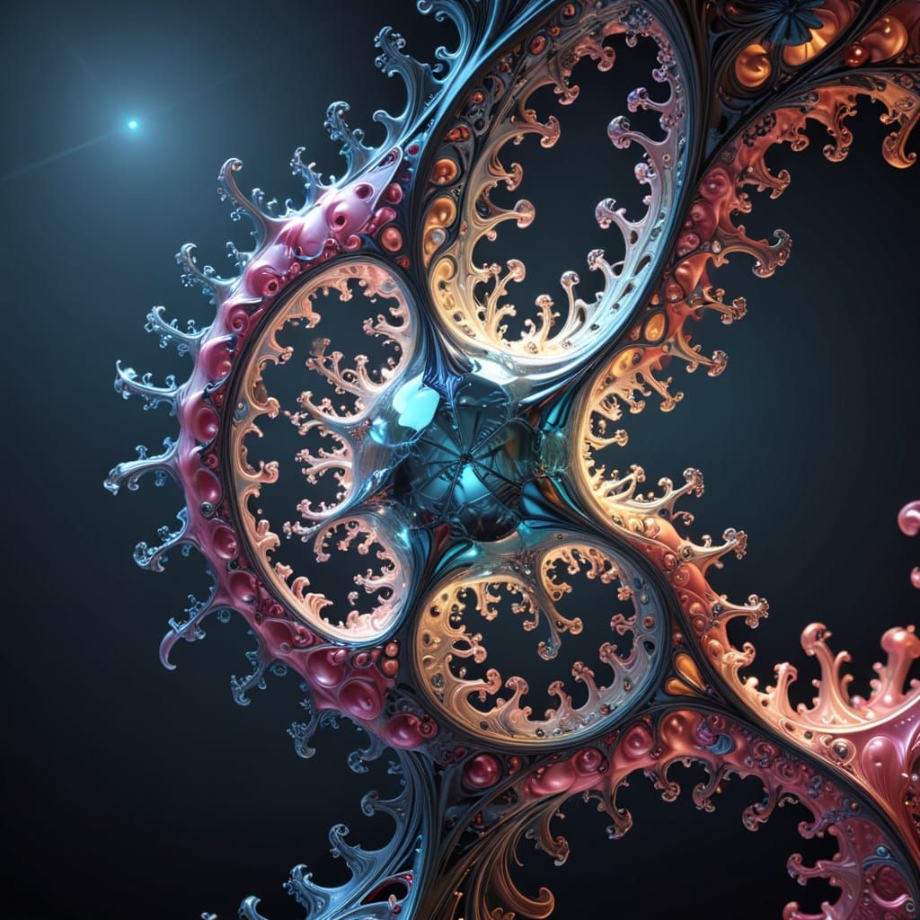 Mandelbulb Fractal Manifold with Anthropomorphic Features