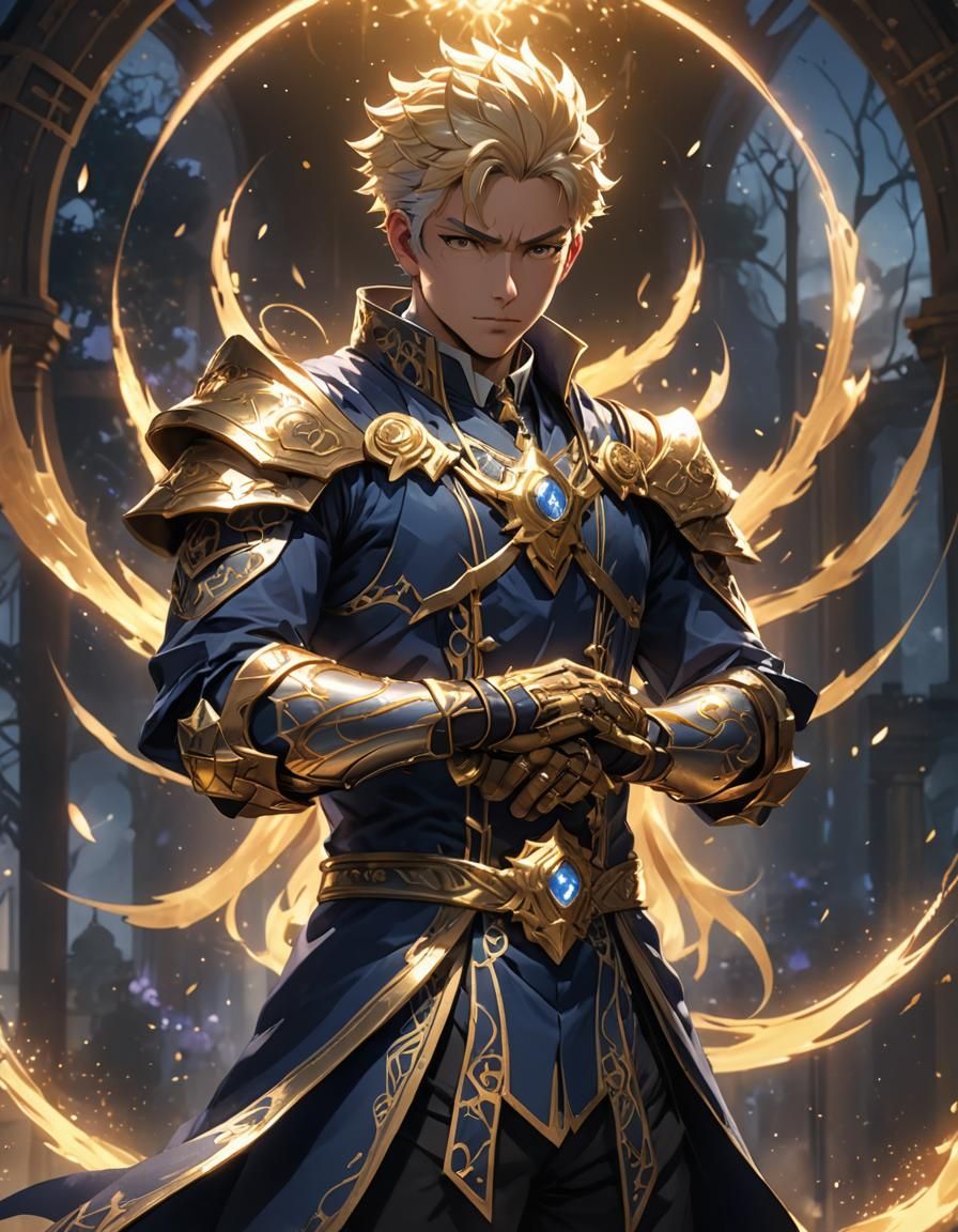 Mr. Fate in Heroic Anime Style