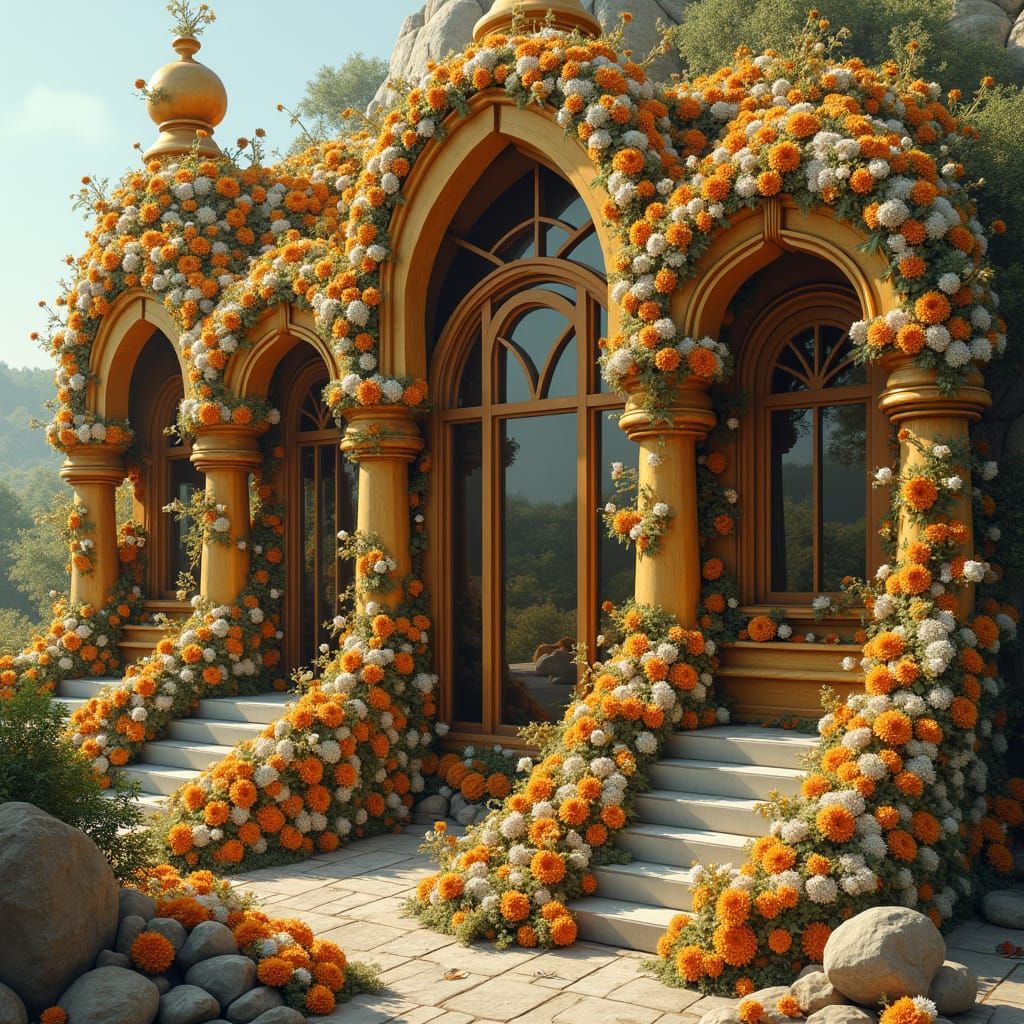 Majestic Floral Metropolis