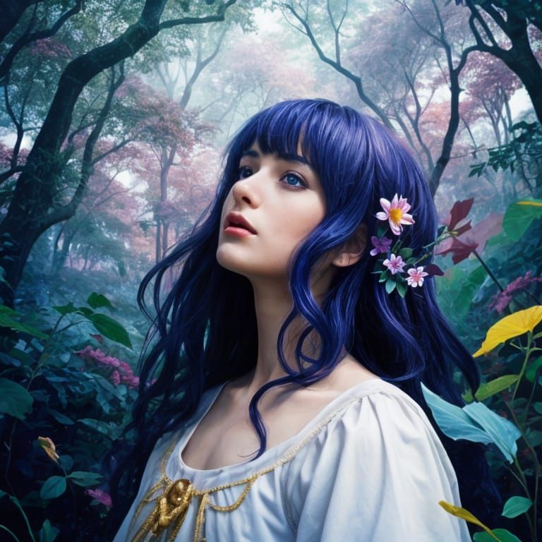 Youthful Essence of Life: AI Generated Image