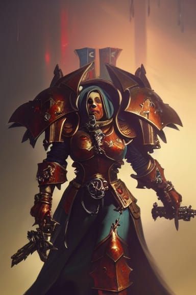 Warhammer 40000 Sister of Battle: Detailed Concept Art