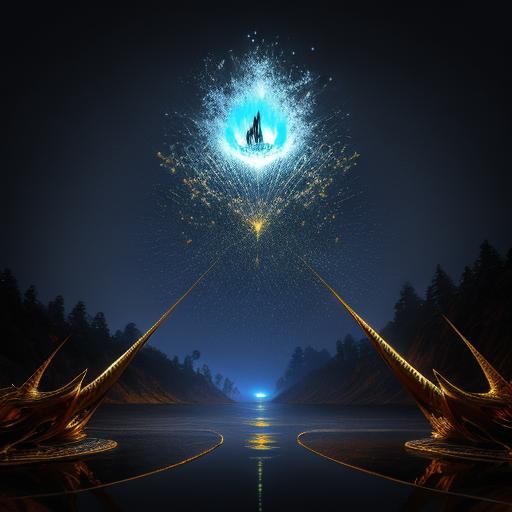 Psychedelic Birds of Paradise: 3D Render