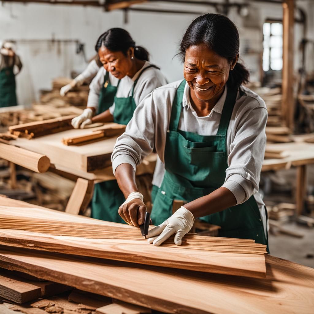 Women Working With Wood: Art of Craftsmanship