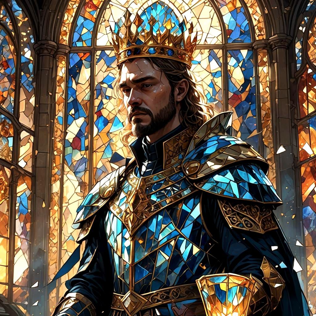 Fantastical Glass King Matte Painting