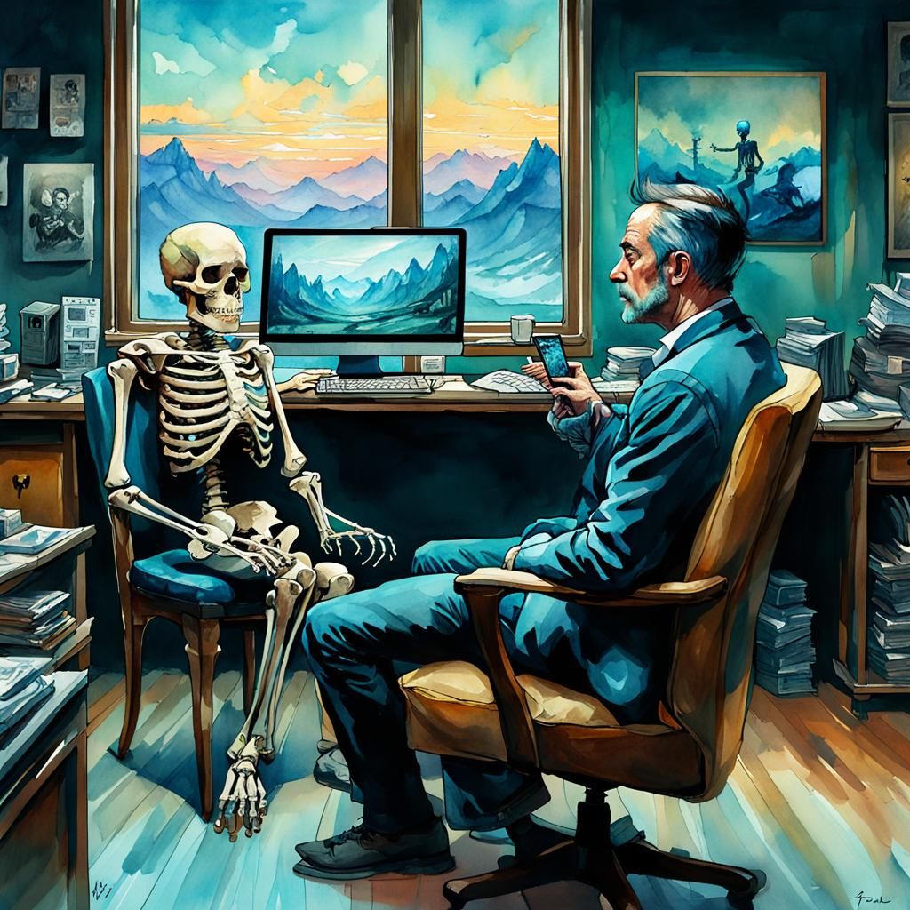 A skeleton and his psychiatrist...