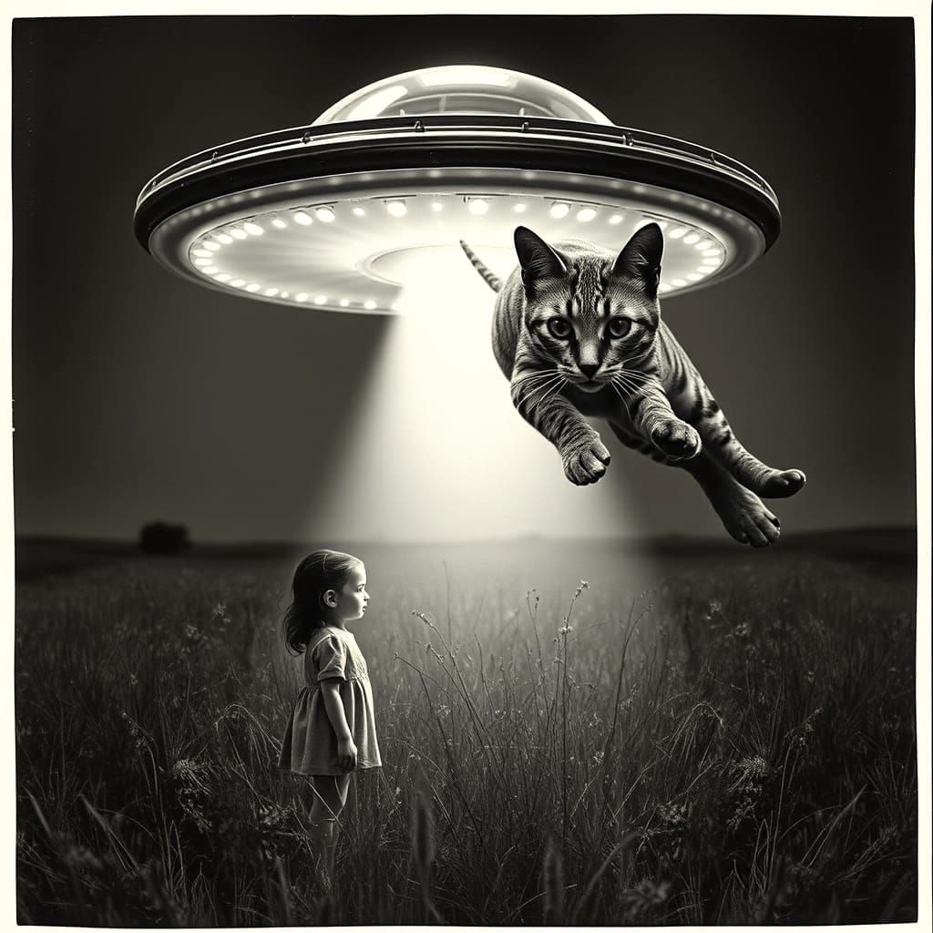 The UFO Grabs Fluffy/Eve Doesn't Care (Family Photo 33)