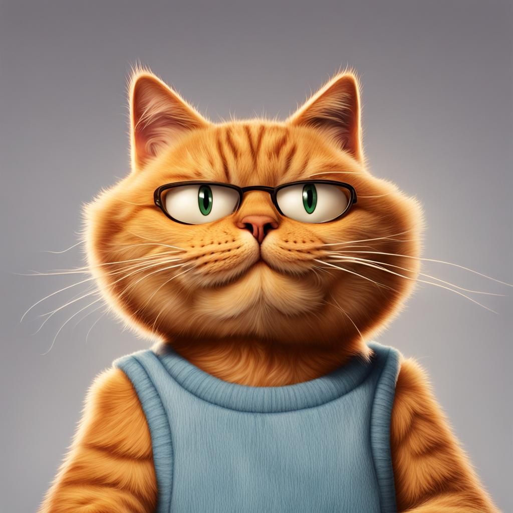 AI Generated Image of Garfield the Cat