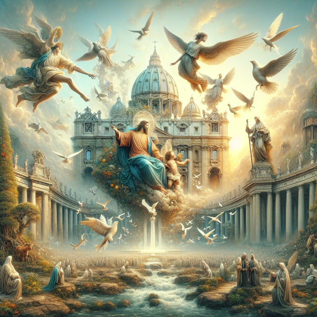 Evangelical Vision: Jesus, Mary, and the Holy Spirit