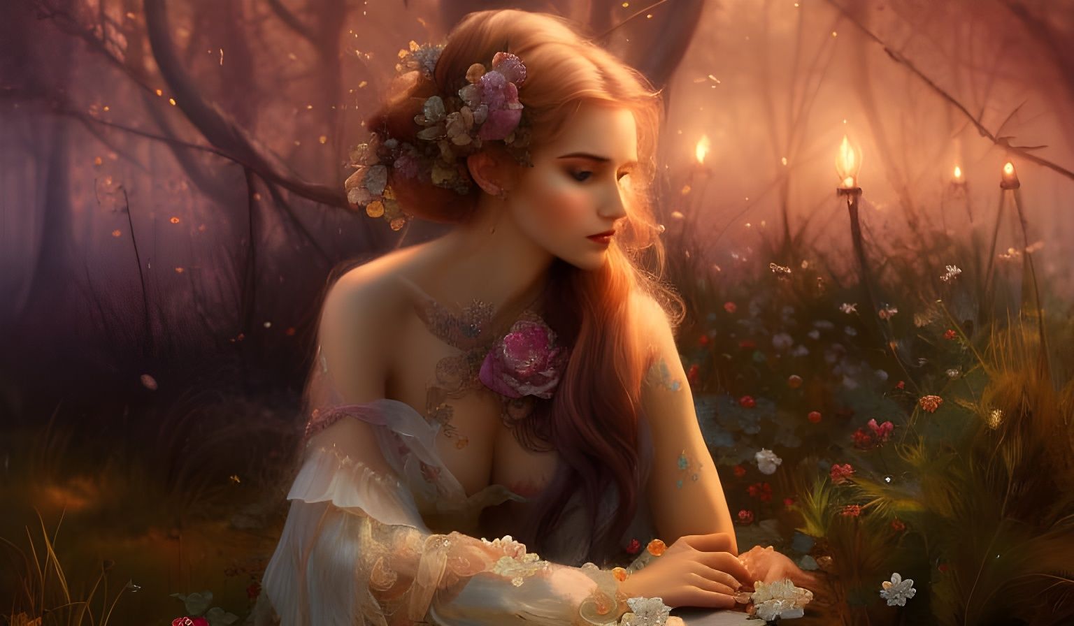 red blooming sensuality