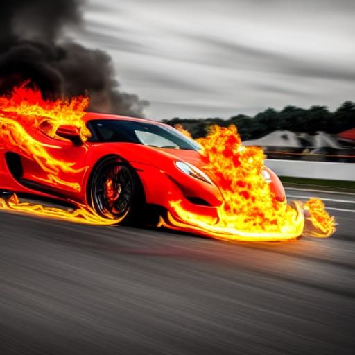 Fast Car Ablaze