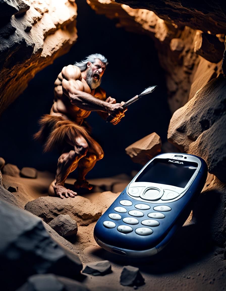 Caveman Forging with Nokia 3310