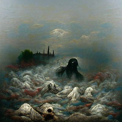 Gustave Doré Style Pollution Horror