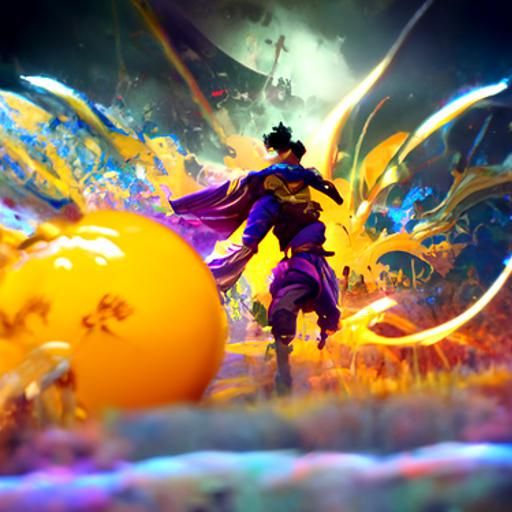 Dragon Ball Z Dark Fantasy Concept Art in 8k