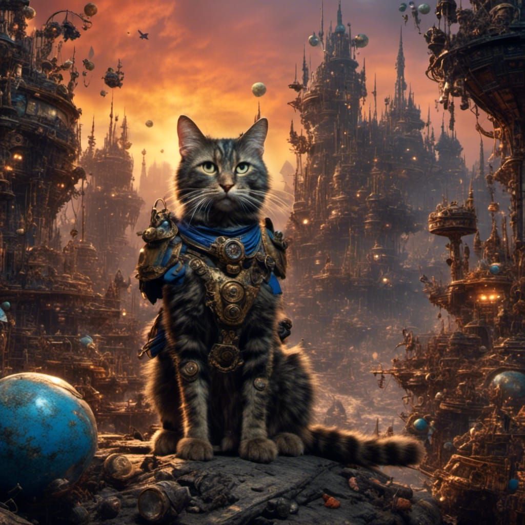 Anthro Cat Warror Concept Art