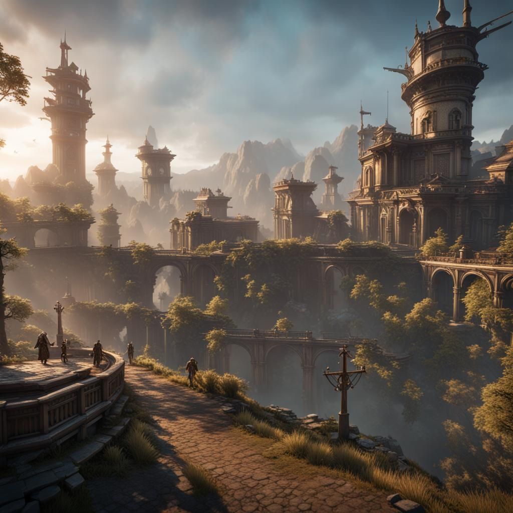 Epic 3D Castle Render in 8K Resolution