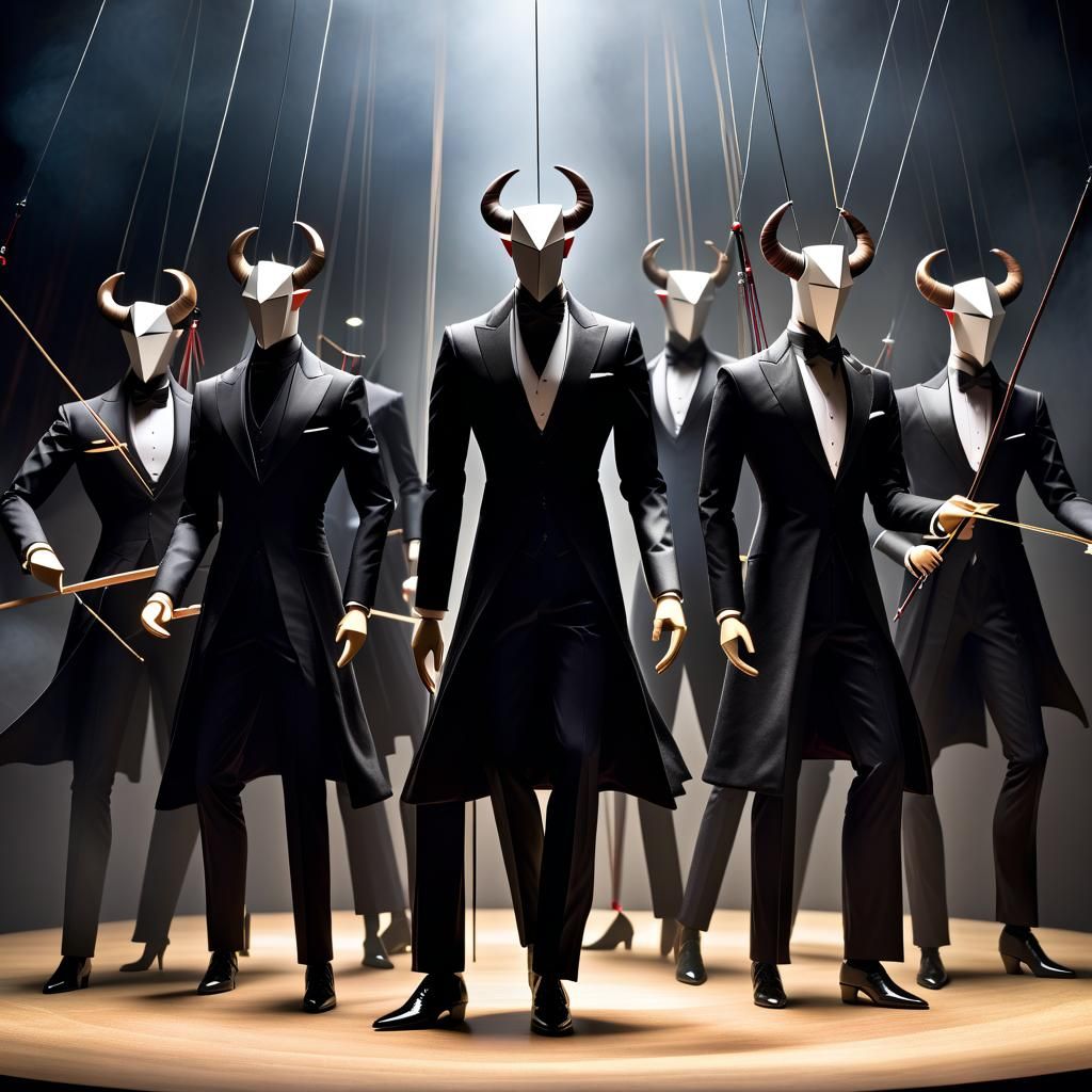 Demonic Orchestra and Marionettes Stage Spectacle