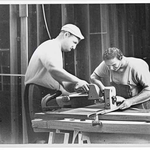 Two Men Sawing: A Study in Teamwork