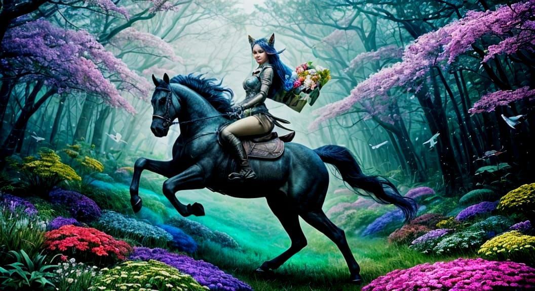 Cyberpunk Cityscape at Night