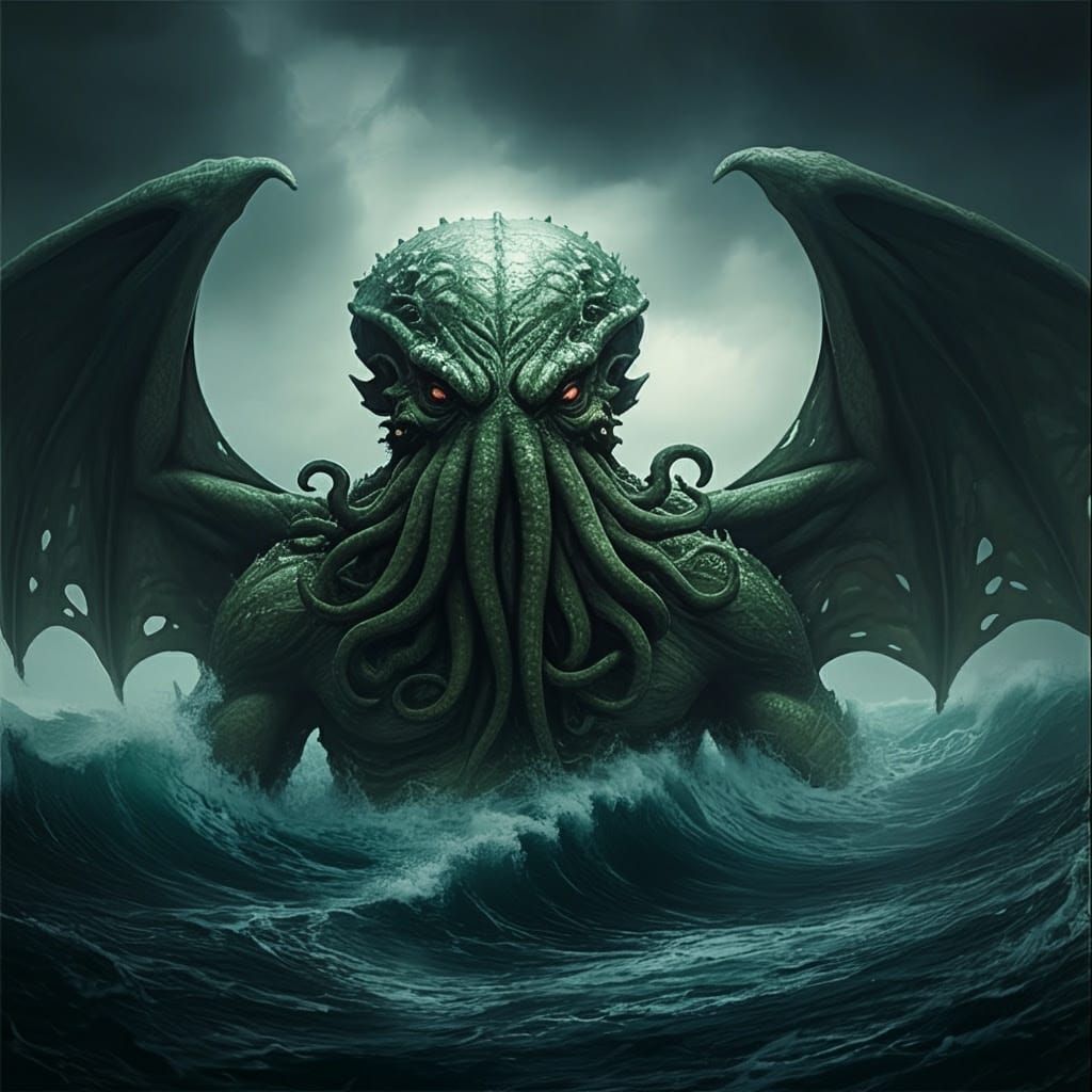 Cthulhu Emerges from the Deep: A Gothic Horror