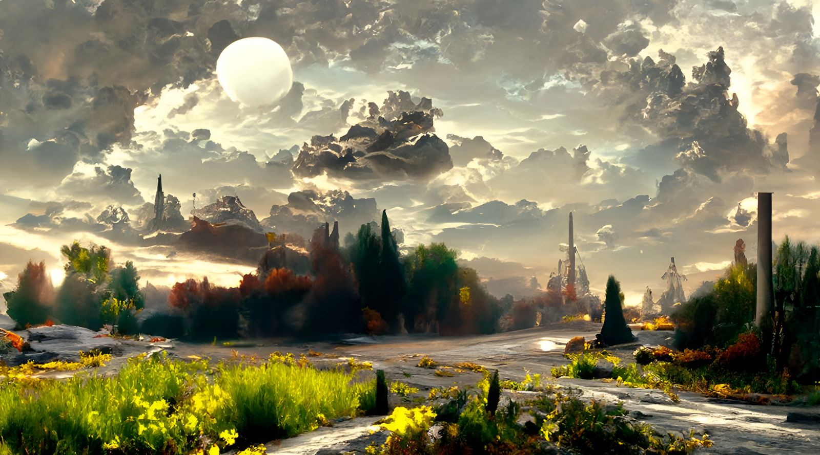 Uninteresting Landscape Becomes Film Noir Masterpiece