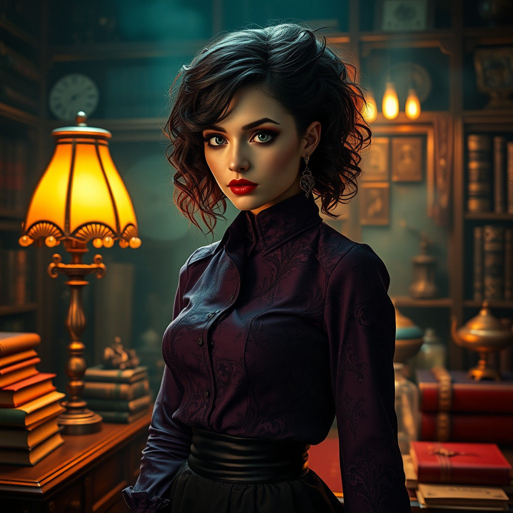 Lovecraftian Office Worker in Victorian Setting