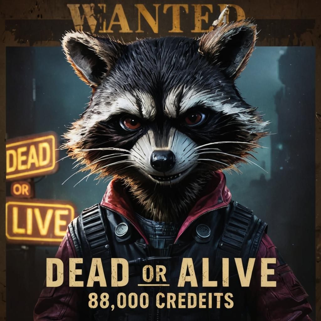 Armed and Dangerous Interstellar Raccoon - Goes By The Name ...