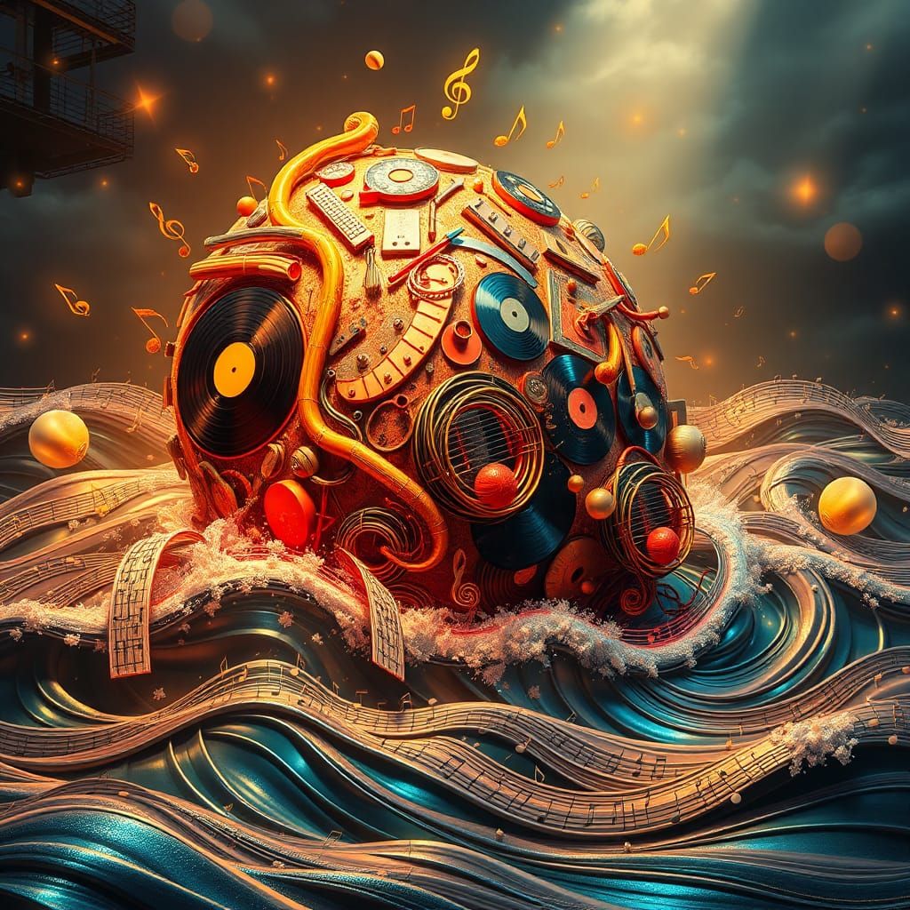 Musical Abstraction Emerges from Bossa Nova Ocean