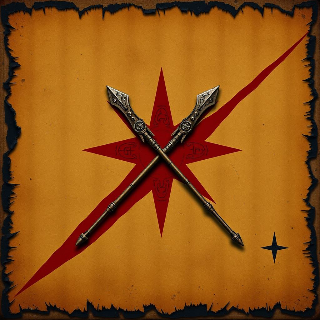 Weathered Flag of the Dura'kar Covenant: Stormborn's Rise Be...