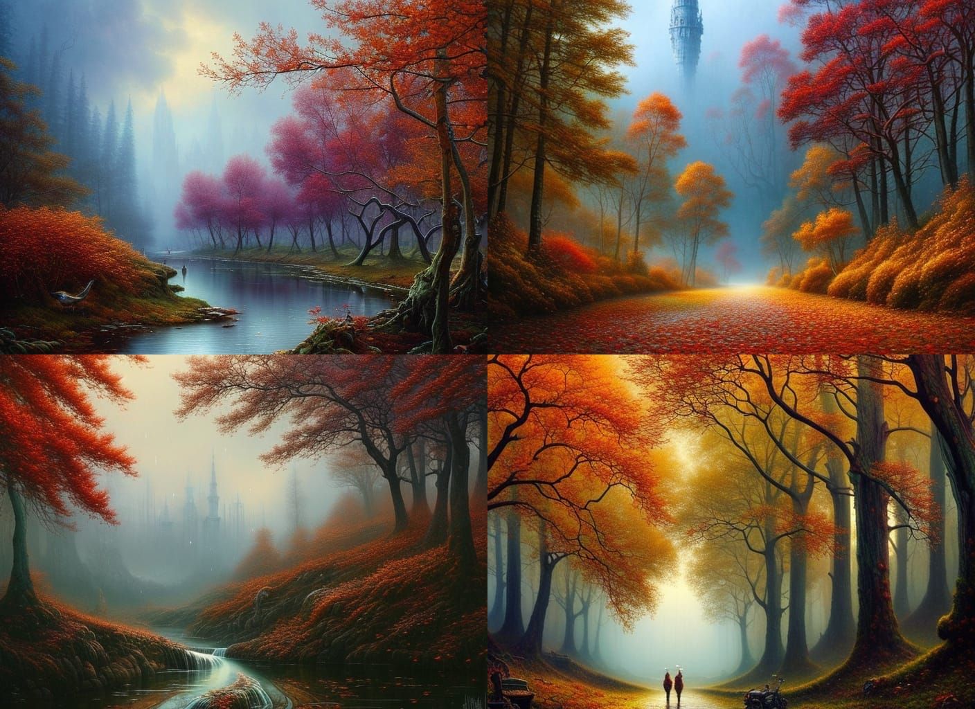 Detailed Autumn Landscape Art in Unreal Engine 5