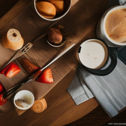 Breakfast in Timber Kitchen: Professional Photography