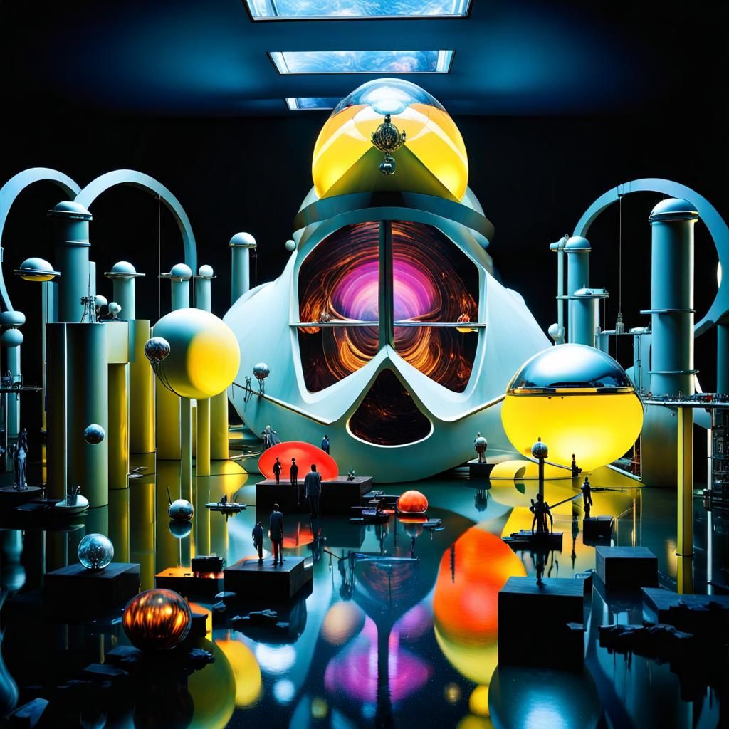 Surreal Spaceships in Orbit: A Magical Realism Vision