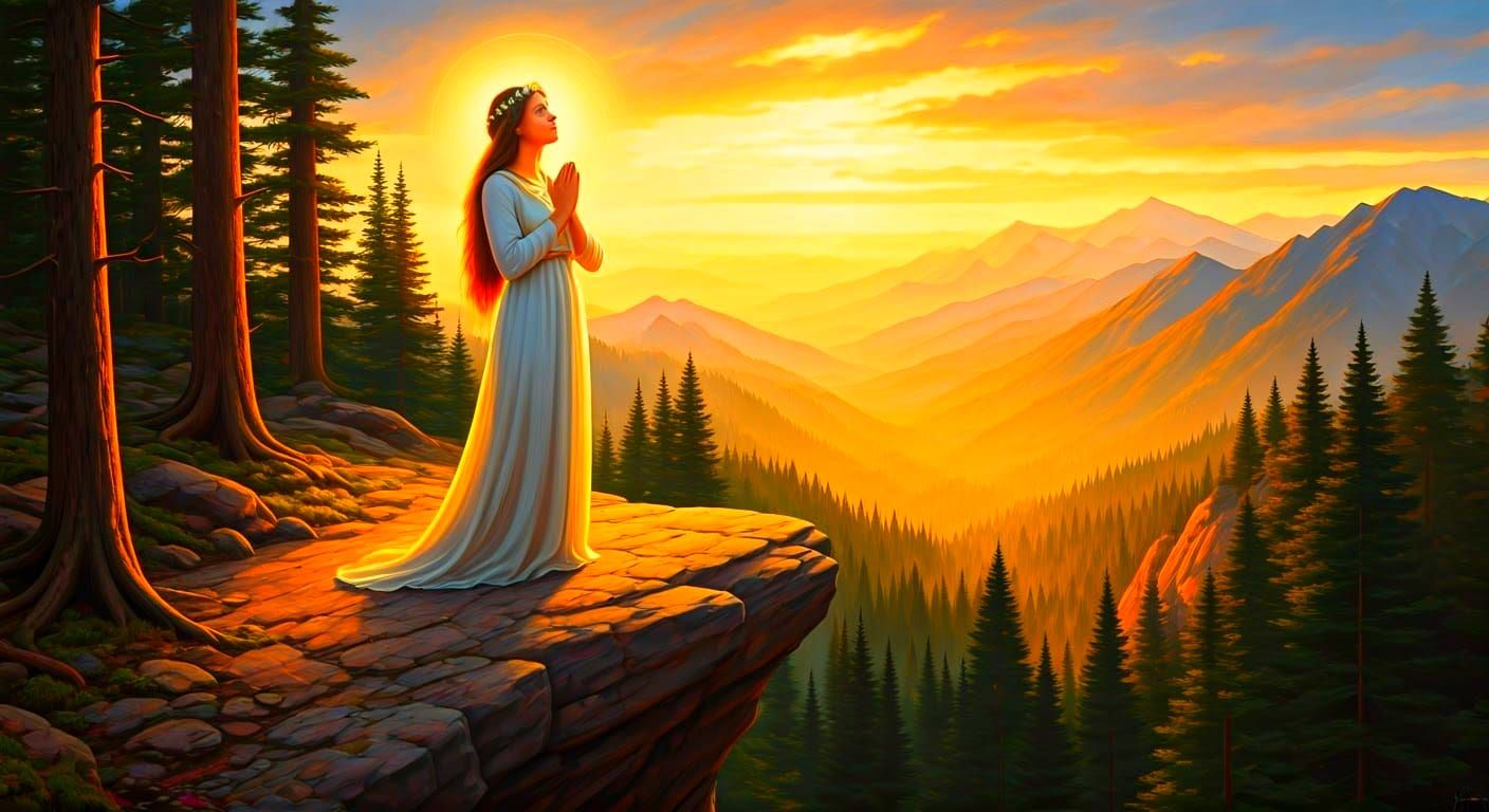 Soul's Salvation: An Oil Painting in Classical Style