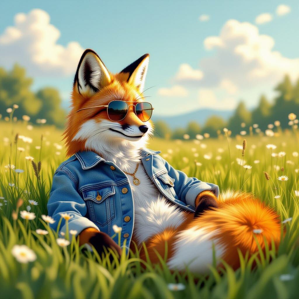 Relaxed fox (B)