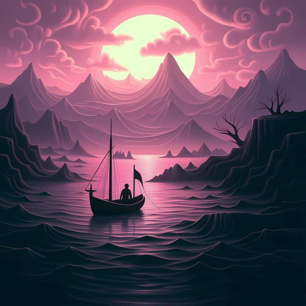 Seascape  pink   ( Medaille de bronze/ 44 )