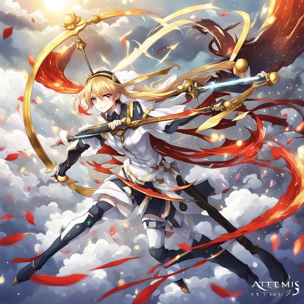 Artemis in Anime Key Visual Style