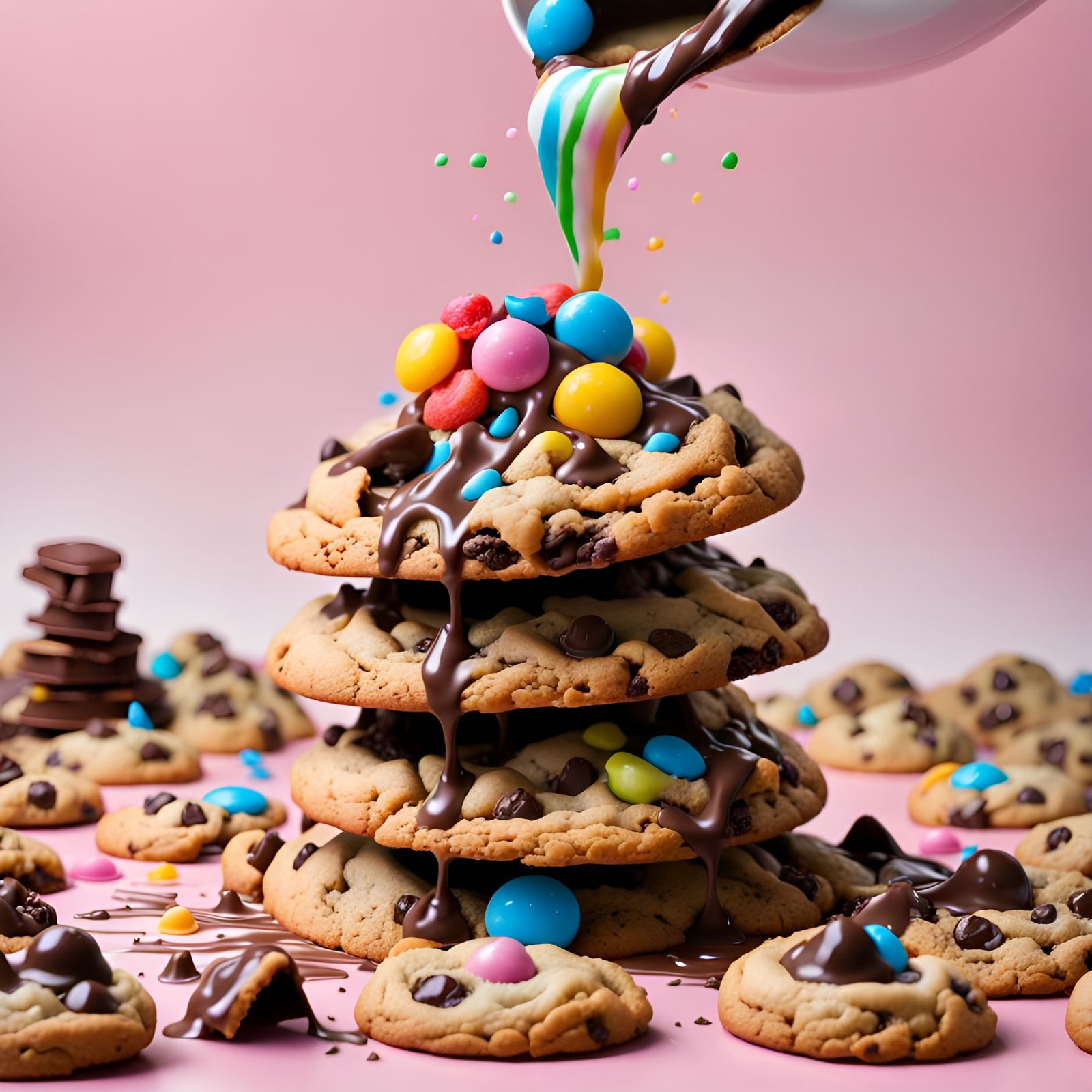 Candy Wonderland: Milk Flowing Down Cookie Mountain