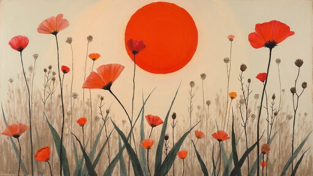 Surreal Florals in Visceral Color