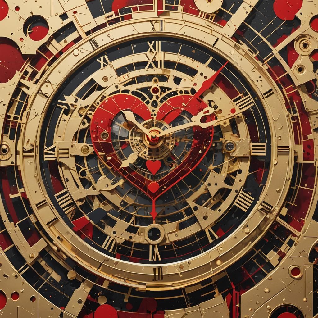 Bauhaus Mecha Clockwork Heart Graphic Novel Art