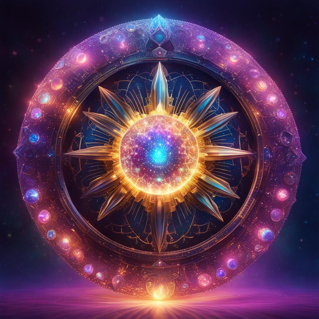 Pleiadean Spirit: 3D Quantum DNA Key Portrait