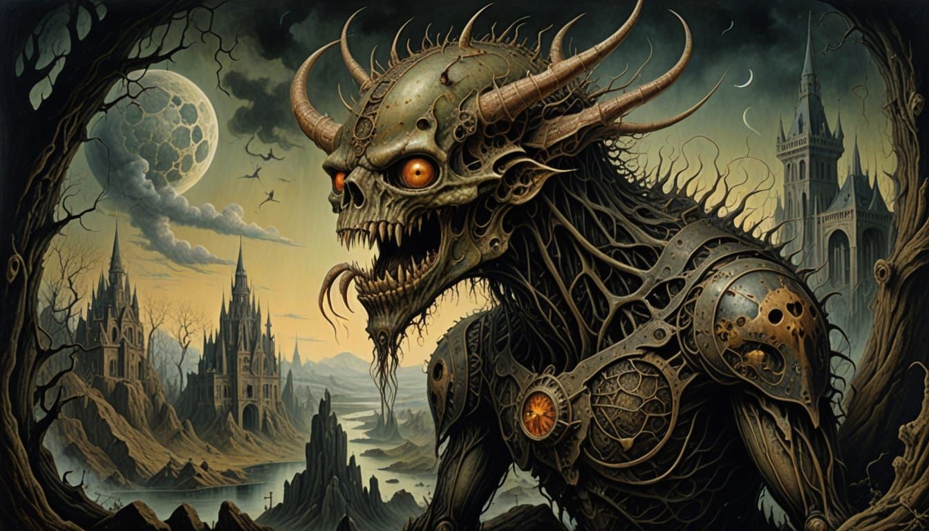 Surreal Dark Fantasy Asylum Art