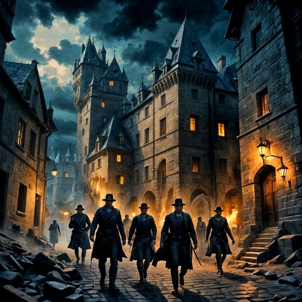 Detectives Escape Wewelsburg Castle in Detailed Matte Painti...