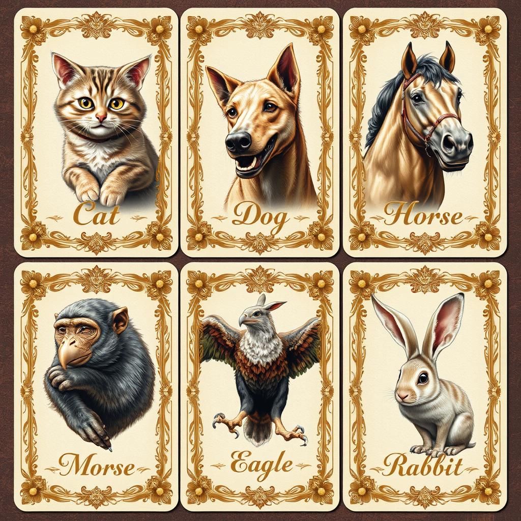 Animal Trading Cards