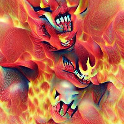 Infernal Landscape: A Vision of Hellfire